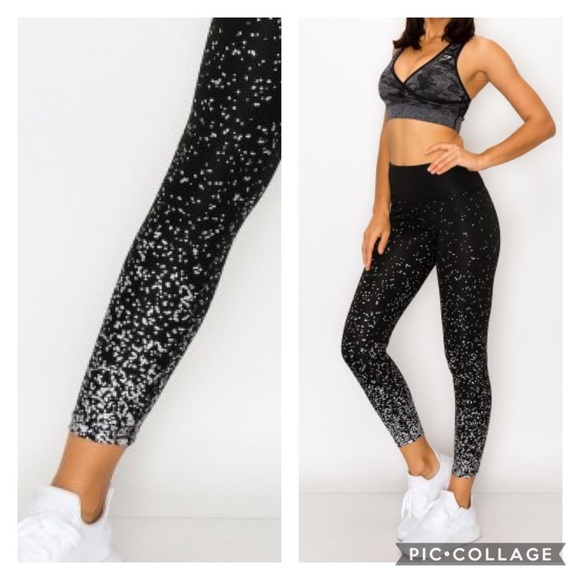 LAST 1❤️Metallic Shimmer Leggings - Picture 3 of 12